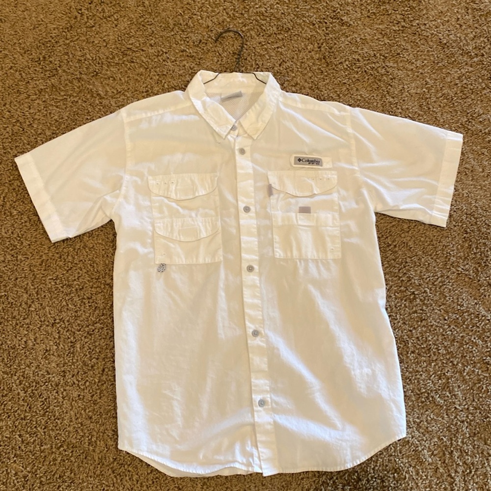 Columbia Boys PFG Short Sleeve Fishing Shirt